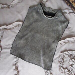 liquid gold mock turtleneck dickie scarf